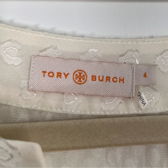Tory Burch intricate Silk Mini Dress design. Soft & detailed flowers, EUC❣️ - Picture 3 of 11